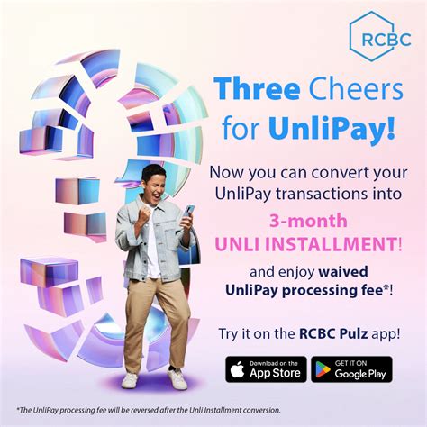 Pay flexibly via UNLI Installment using the RCBC Online Banking .